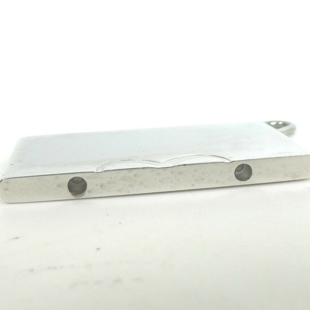 HERMES Pendant top Silver half infinity - Picture 3 of 5